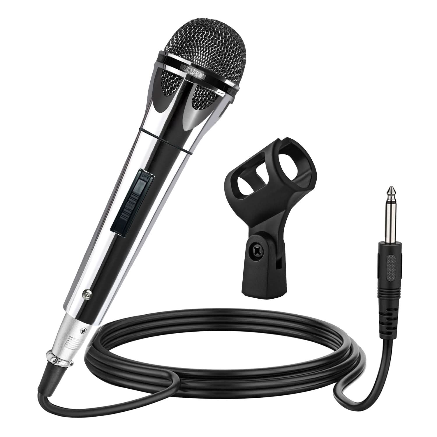 Shure Mic Sm58 - Microphone dynamique XLR 5 cœurs pour